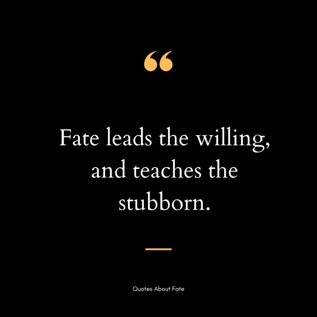 Quotes About Fate