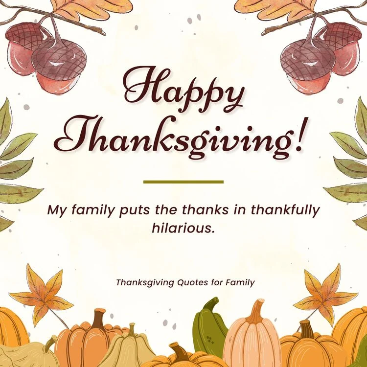 Thanksgiving Quotes for Family