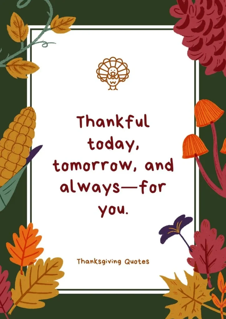 Thanksgiving Quotes for Family