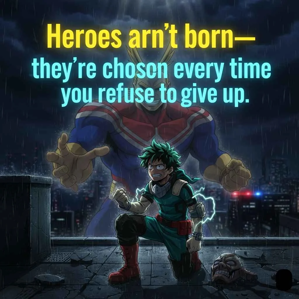 Inspirational My Hero Academia Quotes
