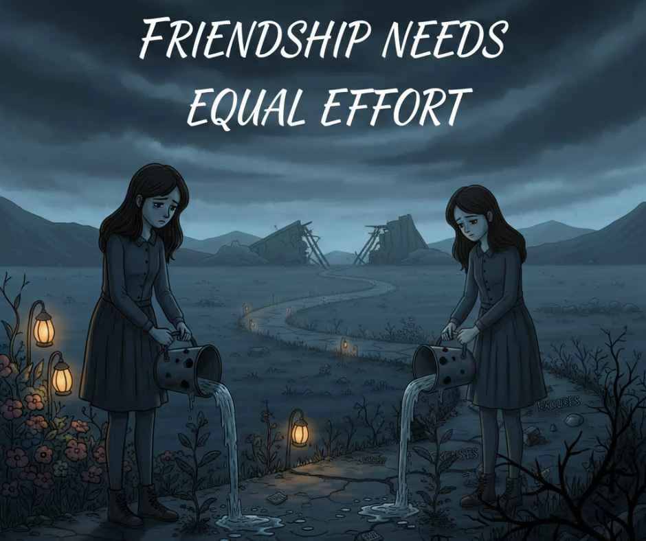 One Sided Effort Friendship Quotes