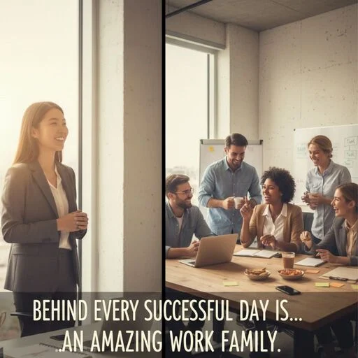 Work Family Quotes for Social Media Captions