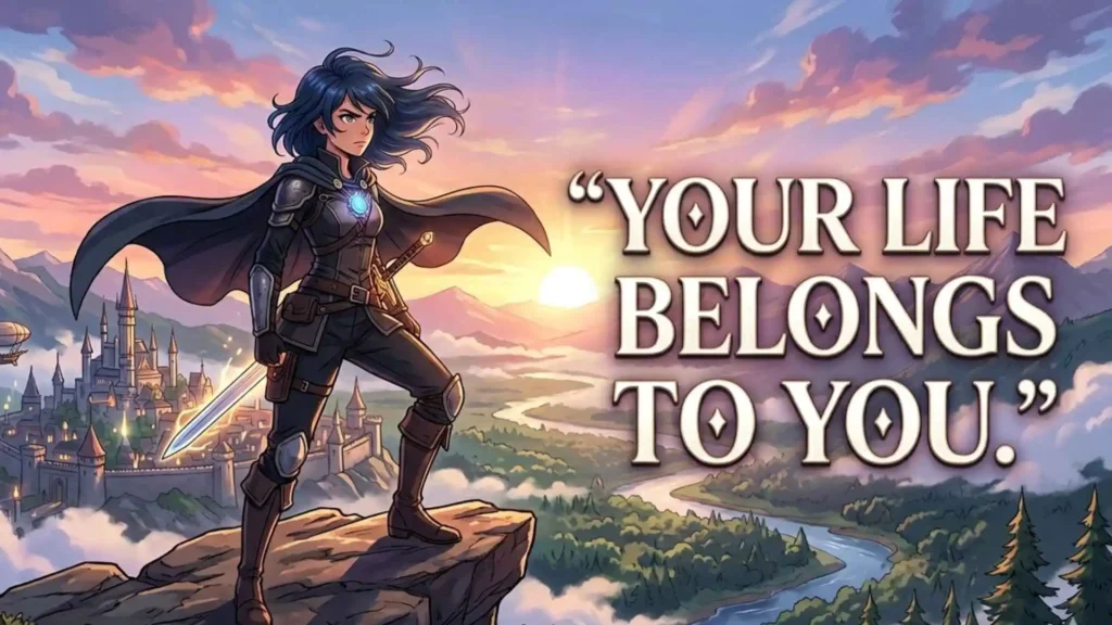 “Your Life Is Your Own” Anime Quote