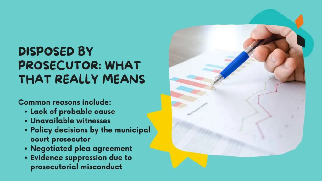 Disposed by Prosecutor: What That Really Means