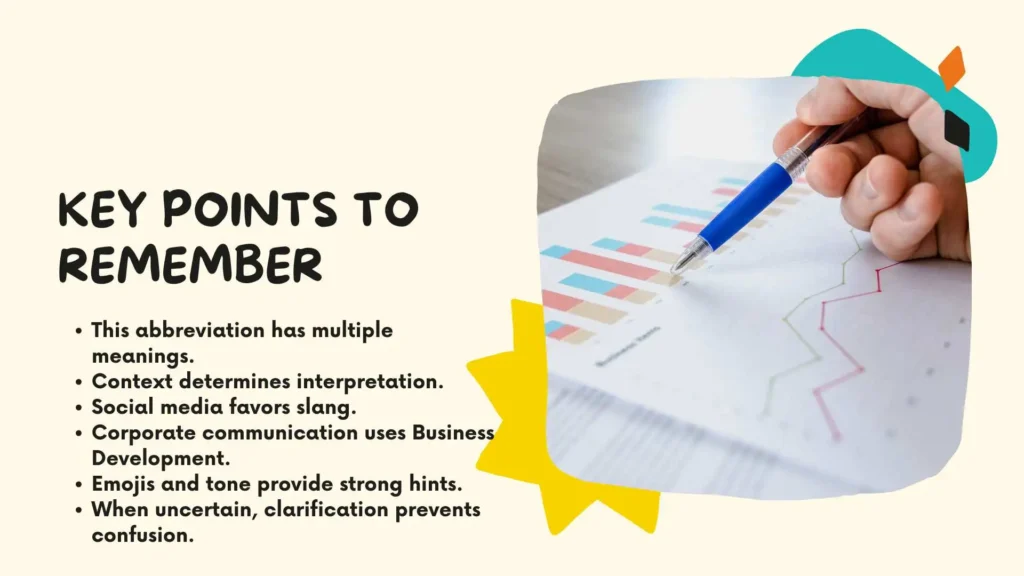 Key Points to Remember