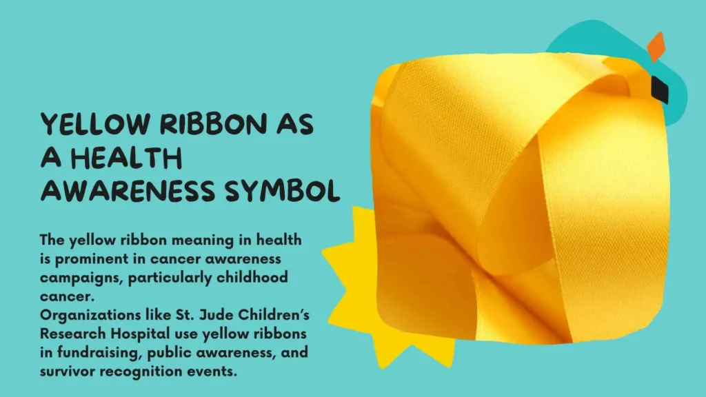 Yellow Ribbon as a Health Awareness Symbol