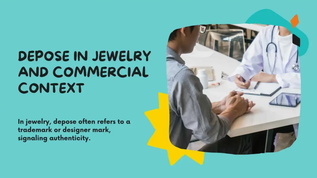 Depose in Jewelry and Commercial Context
