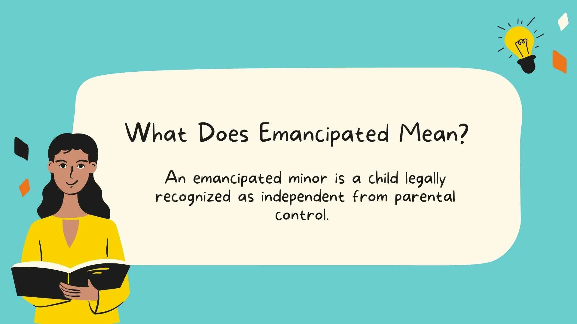What Does Emancipated Mean