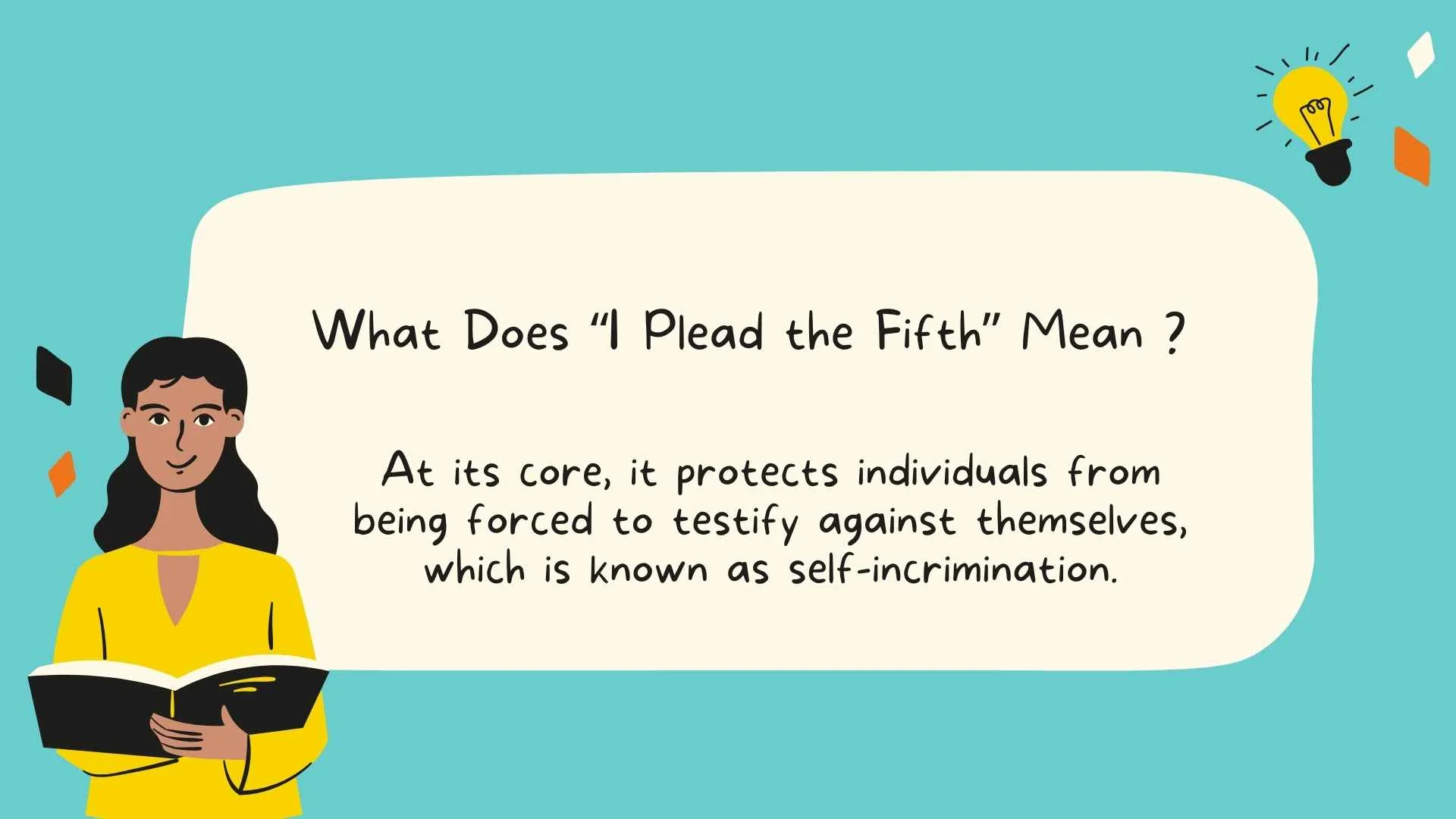 What Does “I Plead the Fifth” Mean