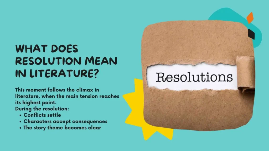 What Does Resolution Mean in Literature?