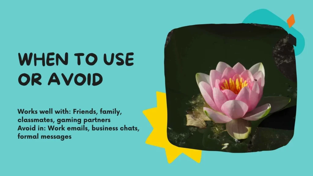 When to Use or Avoid