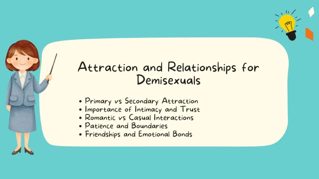 Attraction and Relationships for Demisexuals
