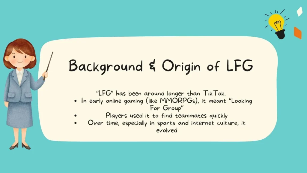 Background & Origin of LFG