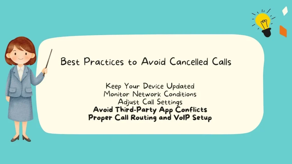Best Practices to Avoid Cancelled Calls