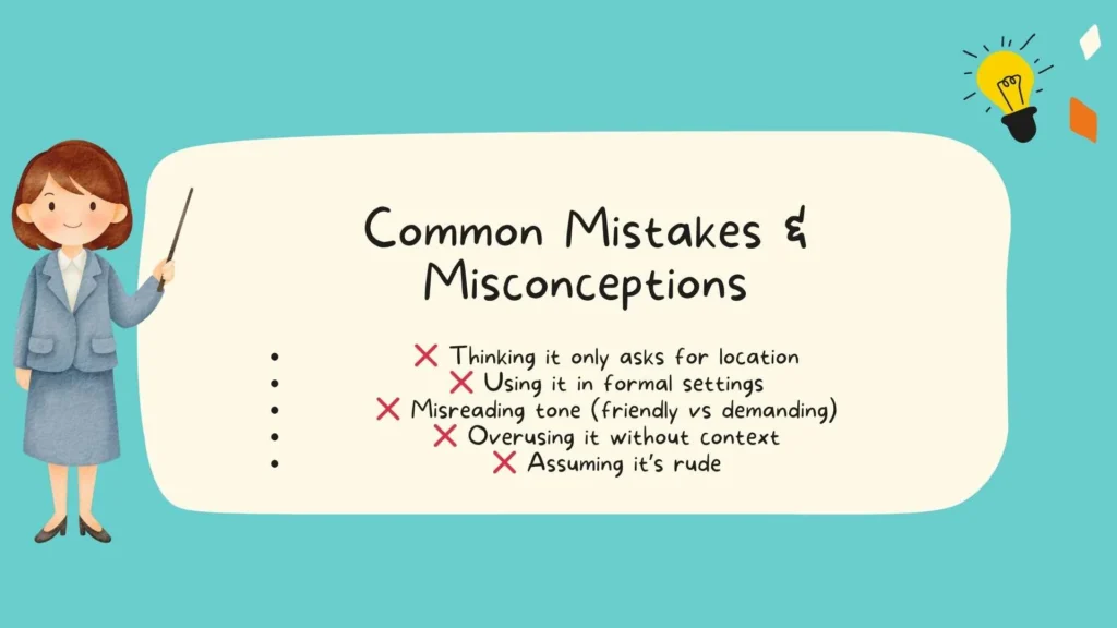 Common Mistakes & Misconceptions of WYA