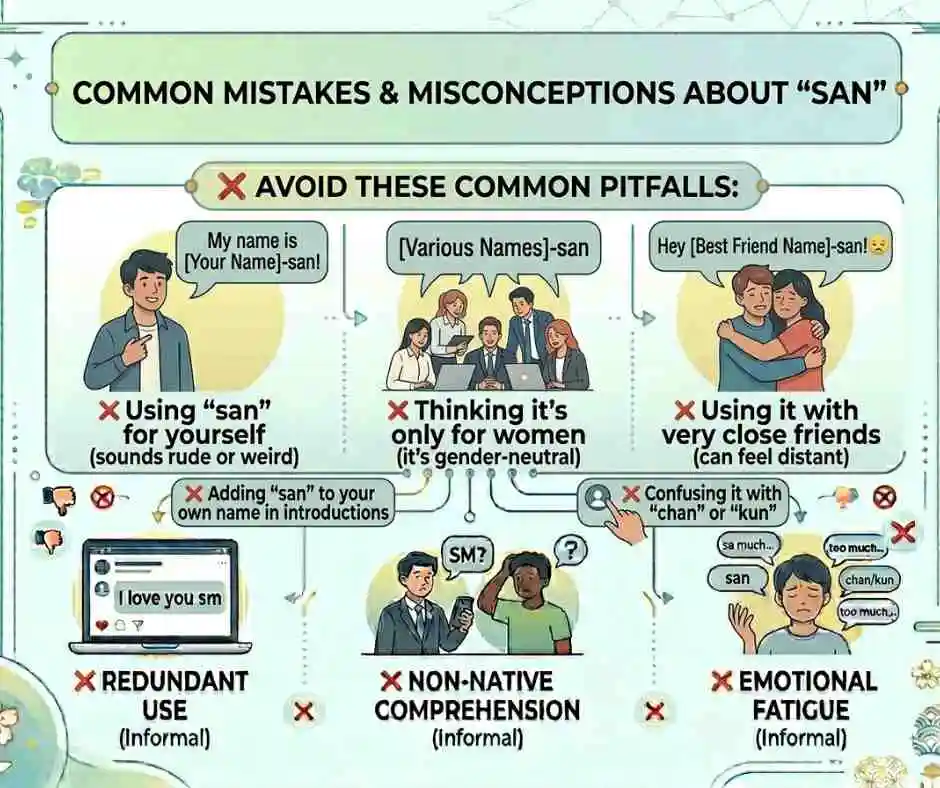 Common Mistakes & Misconceptions About San