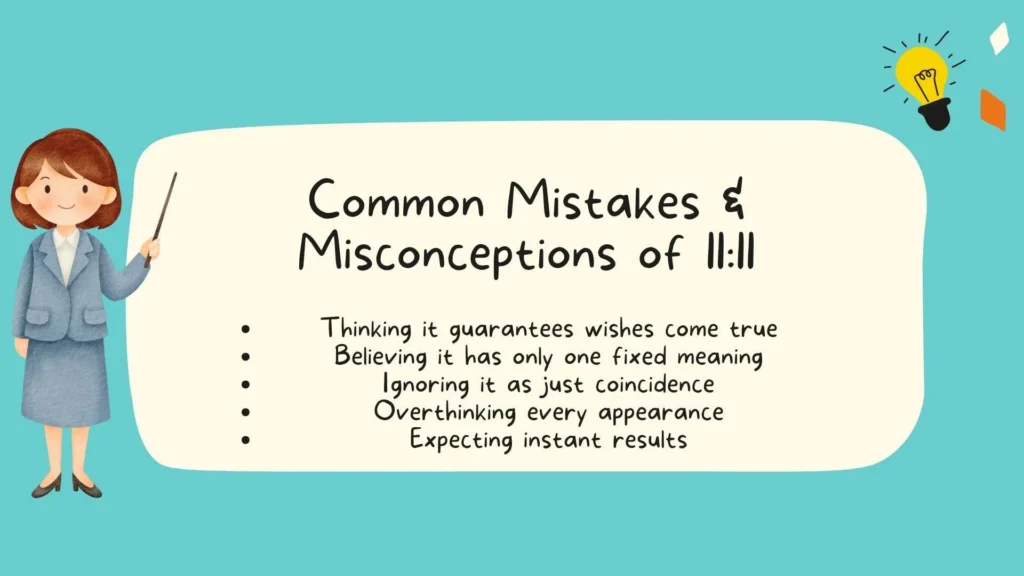 Common Mistakes & Misconceptions of 11 11