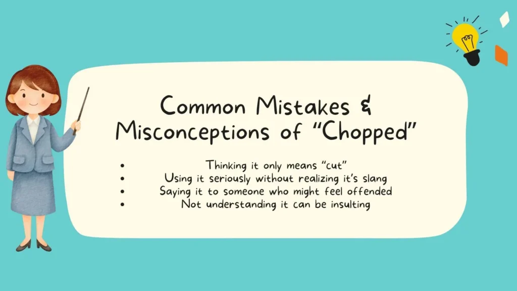 Common Mistakes & Misconceptions "Chopped"