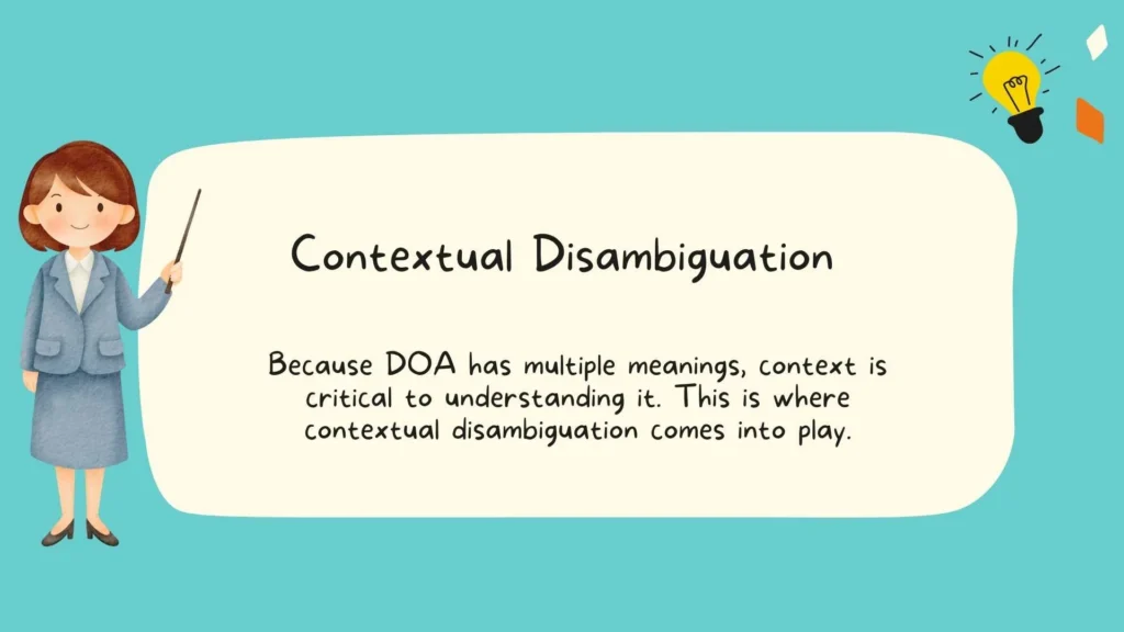 Contextual Disambiguation