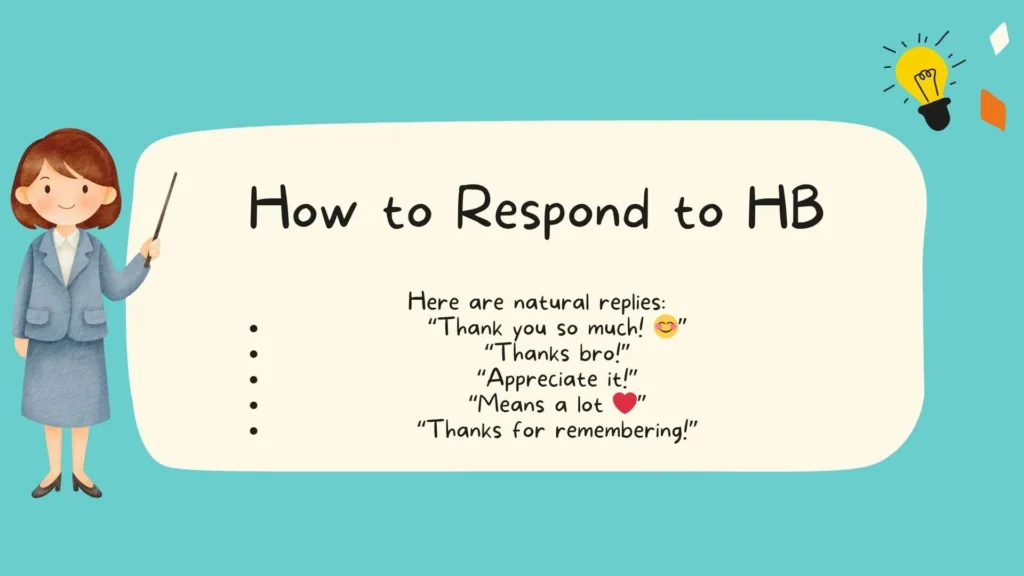 How to Respond to HB