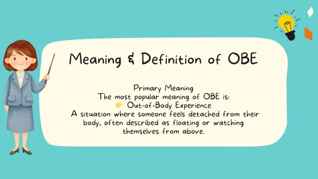 Meaning & Definition of OBE