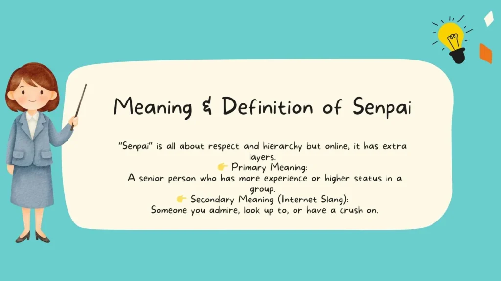 Meaning & Definition of Senpai