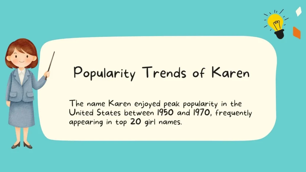 Popularity Trends of Karen