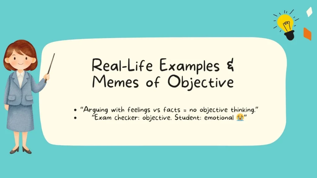 Real-Life Examples & Memes of Objective