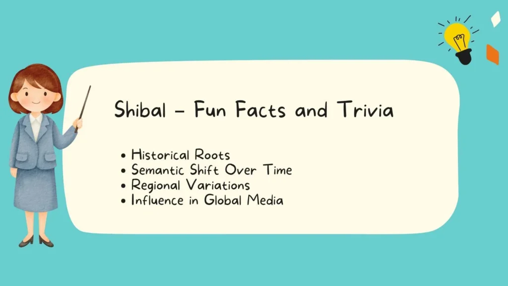Shibal – Fun Facts and Trivia