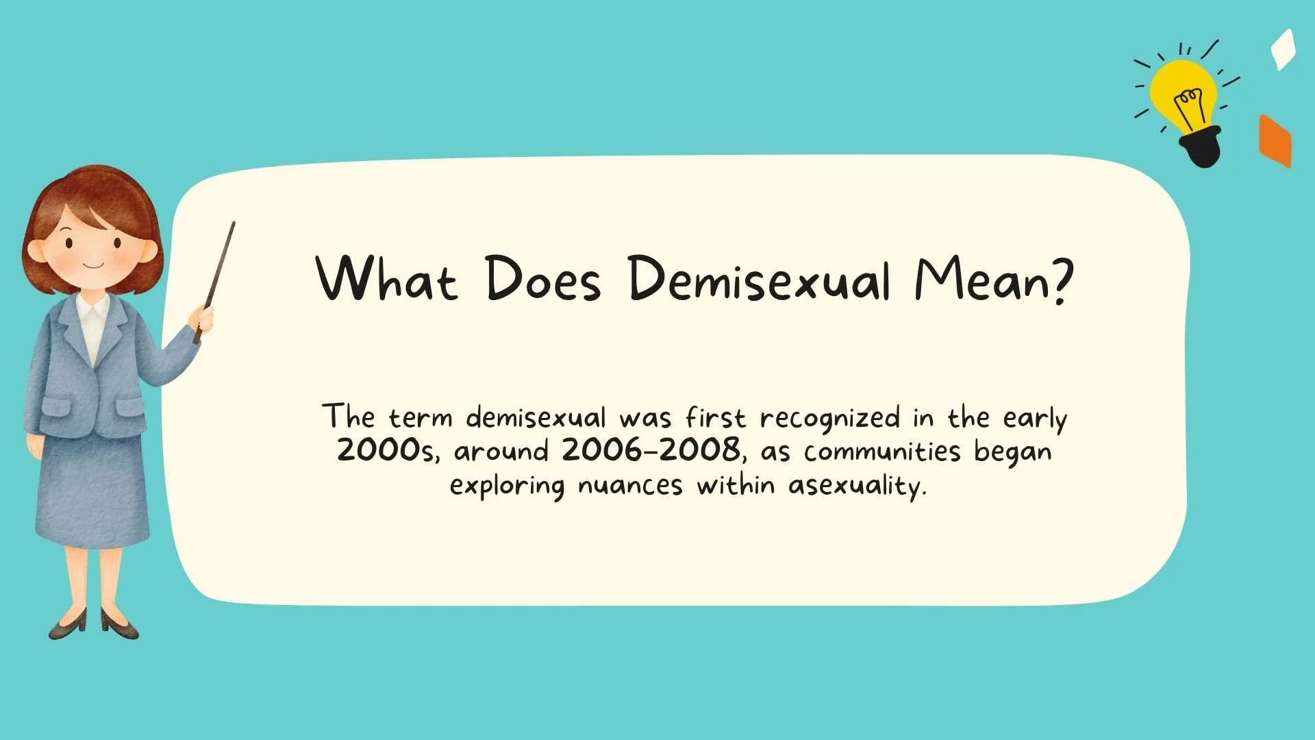 What Does Demisexual Mean
