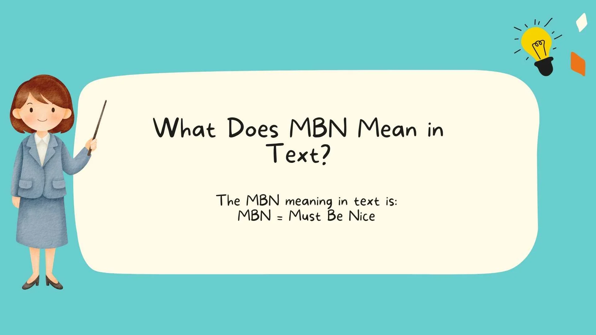 What Does MBN Mean in Text