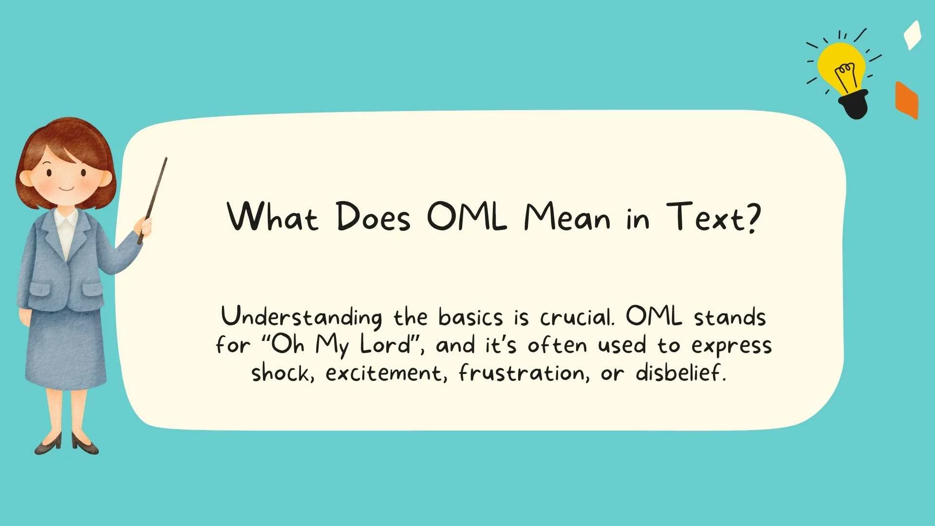 What Does OML Mean in Text