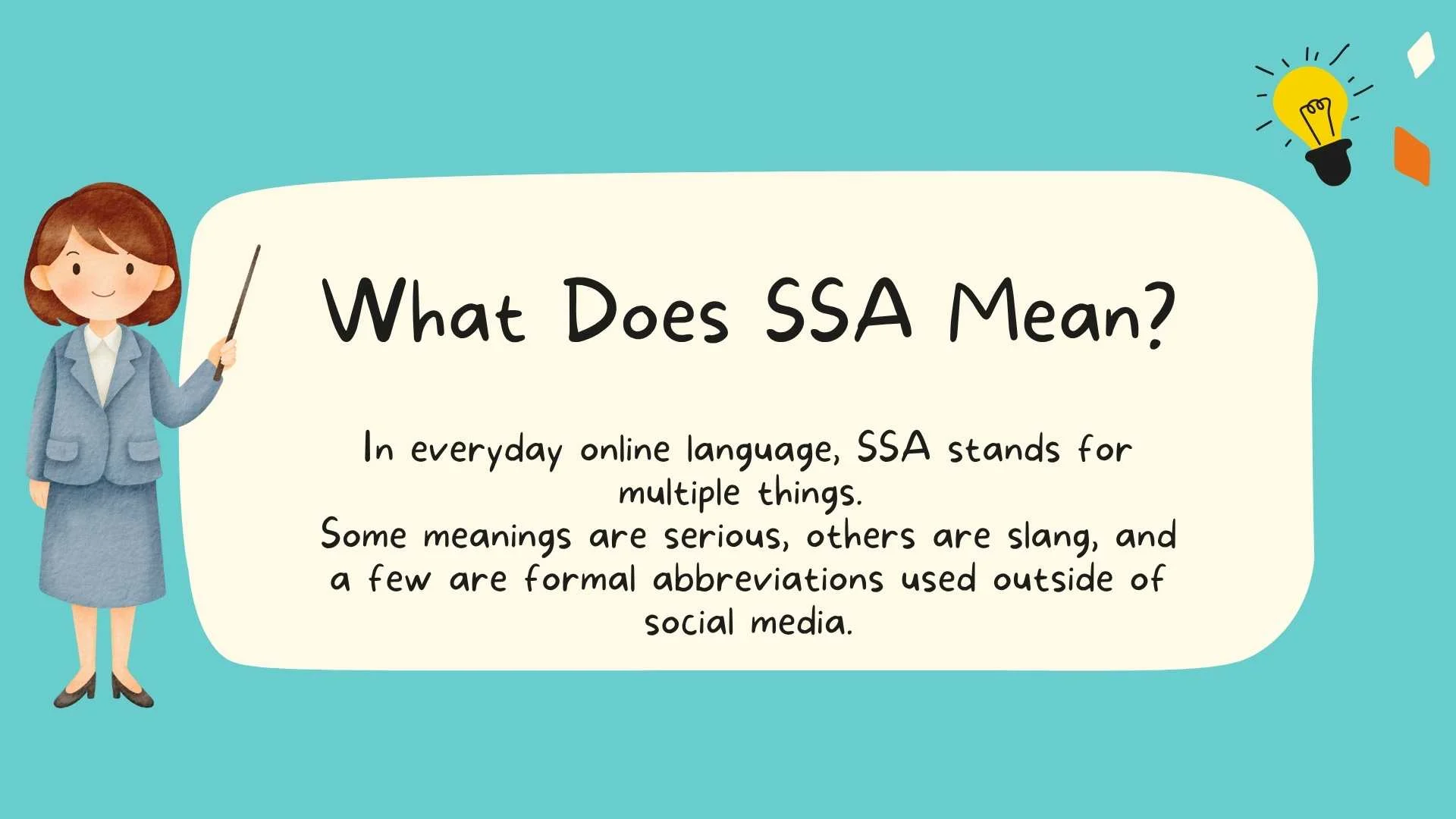 What Does SSA Mean