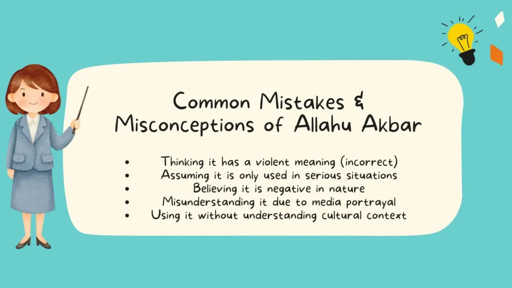 Common Mistakes & Misconceptions of Allahu Akbar