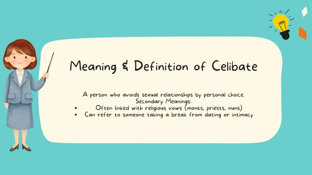Meaning & Definition of Celibate